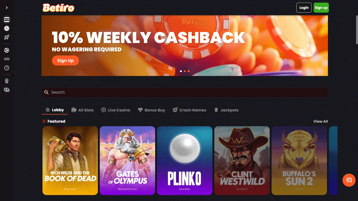 Betiro Casino App – Mobiel casino plezier image 1