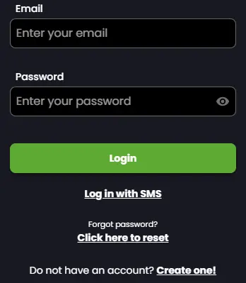 Log in bij Casino Betiro om te beginnen met spelen